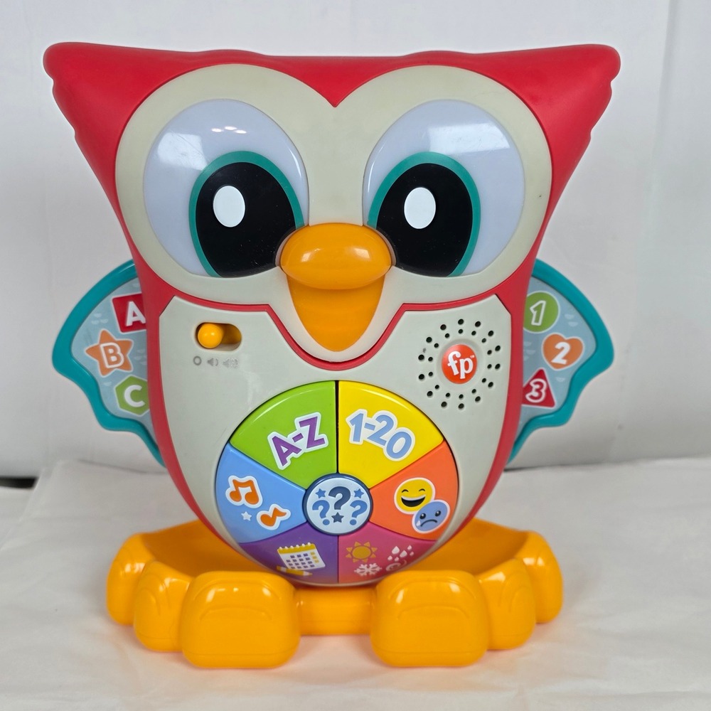 Fisher-Price Linkimals Wise Waving Owl Interactive Learning Toy daycare school
